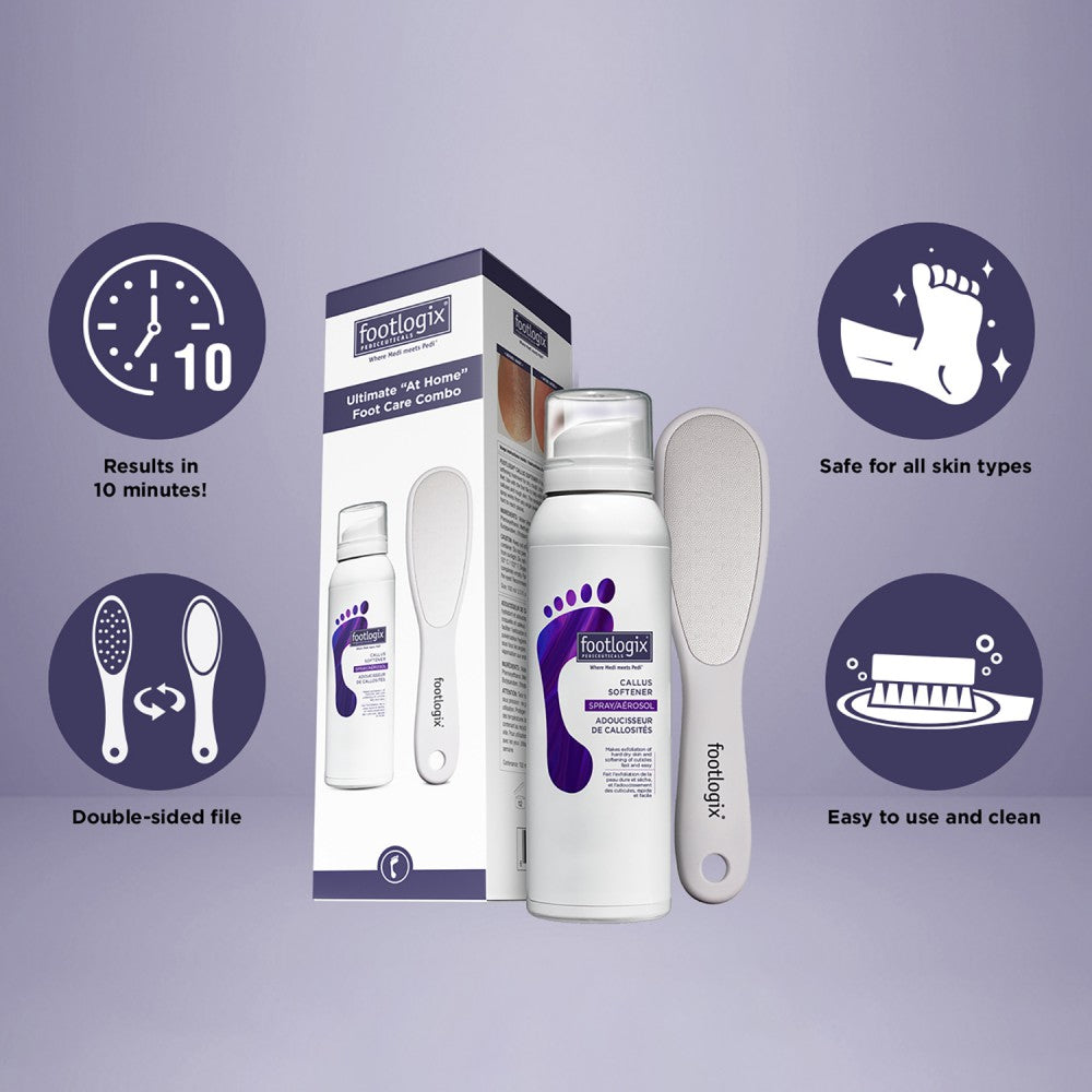 Footlogix At Home Callus Softener 100ml +  File