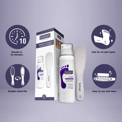 Footlogix At Home Callus Softener 100ml +  File